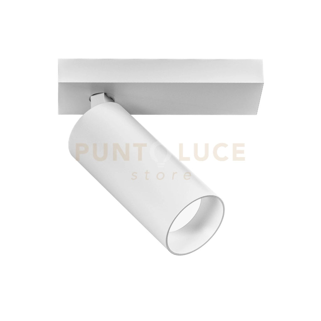 GFA1472C- SPOT FARETTO ORIENTABILE 1 LUCE ATTACCO LED 3000K 1051LM 12W BIANCO SATINATO D.5,5CM ATTACCO 16,5X5,5CM