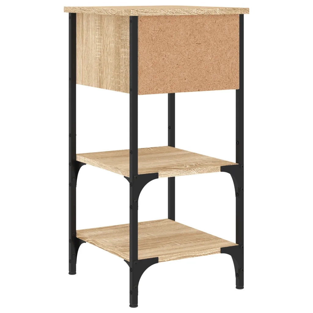Comodini 2 pz Rovere Sonoma 34x36x70 cm in Legno Multistrato 825976