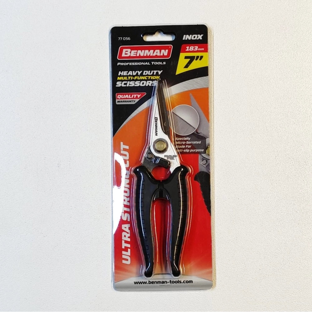 Benman 18cm forbici multiuso autoffilanti in acciaio inox