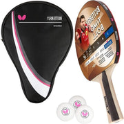 Tavolo da ping pong - Casella di trasporto per tavolo da ping pong Drive - 3*** ITTF R40+ palline da ping pong - rackets da ping pong - set di hobby da ping pong