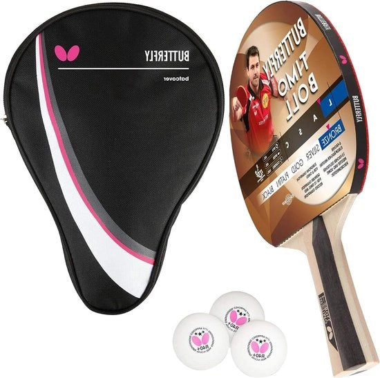 Tavolo da ping pong - Casella di trasporto per tavolo da ping pong Drive - 3*** ITTF R40+ palline da ping pong - rackets da ping pong - set di hobby da ping pong