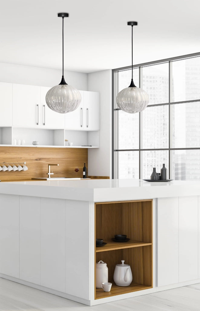 Lampada a sospensione Candellux Exeter Ø24 vetro E27