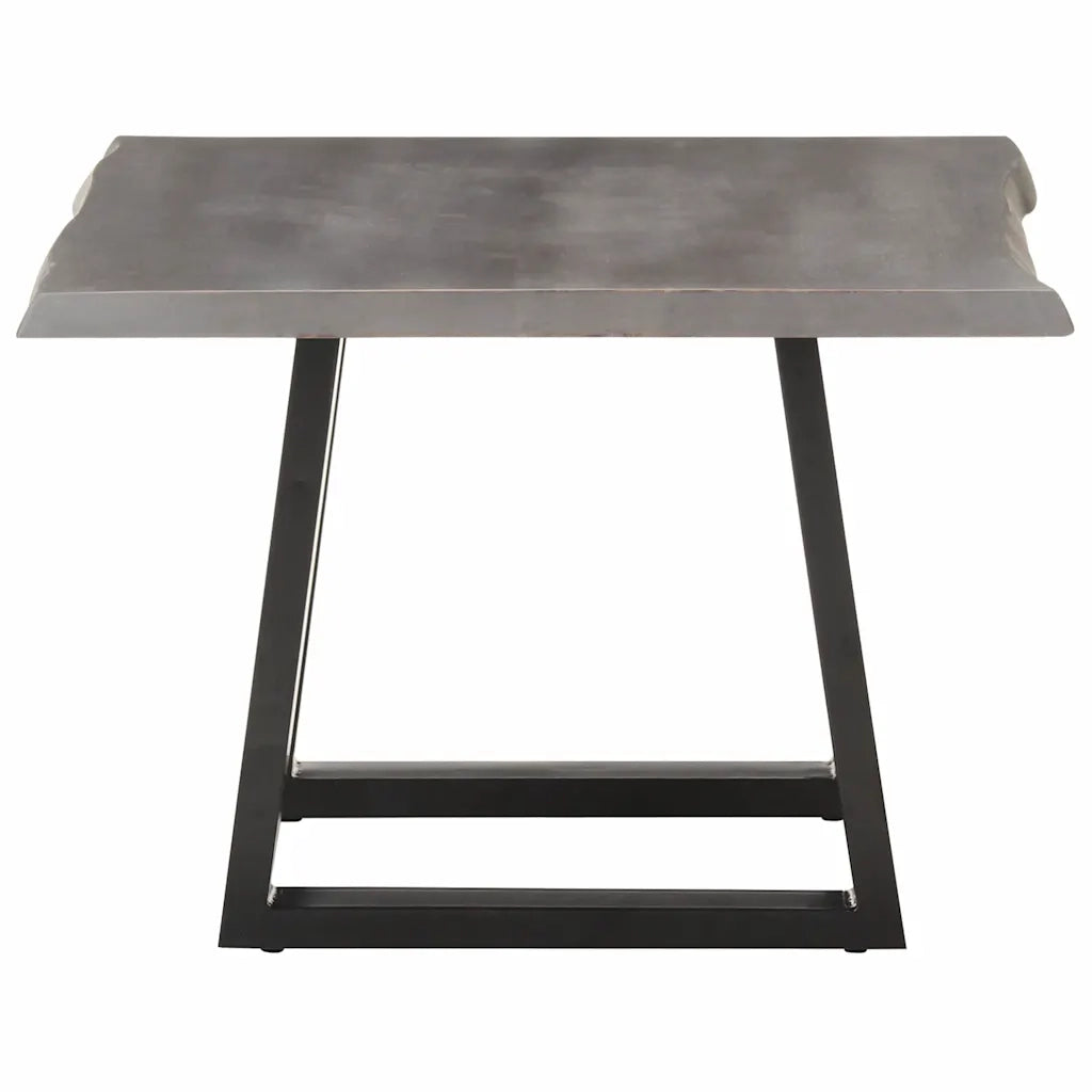 Tavolino da CaffÃ¨ con Bordi Vivi 60x60x40 cm in Massello Acacia cod mxl 27385