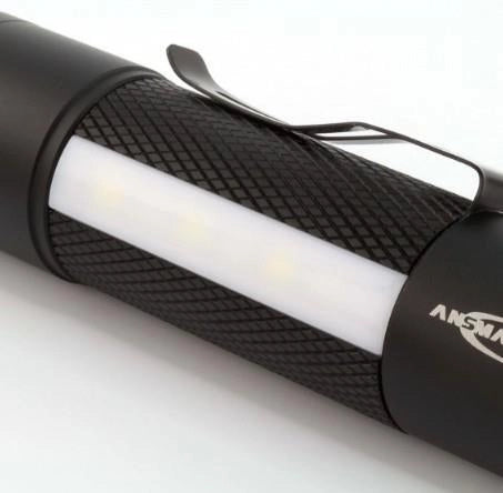 Ansmann 1600-0137 torcia Nero, Bianco Torcia a mano LED