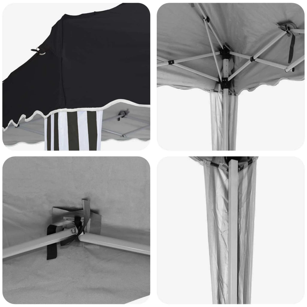 Tenda per feste a pop-up Antracite 288 x 288 x 245 cm 42019748