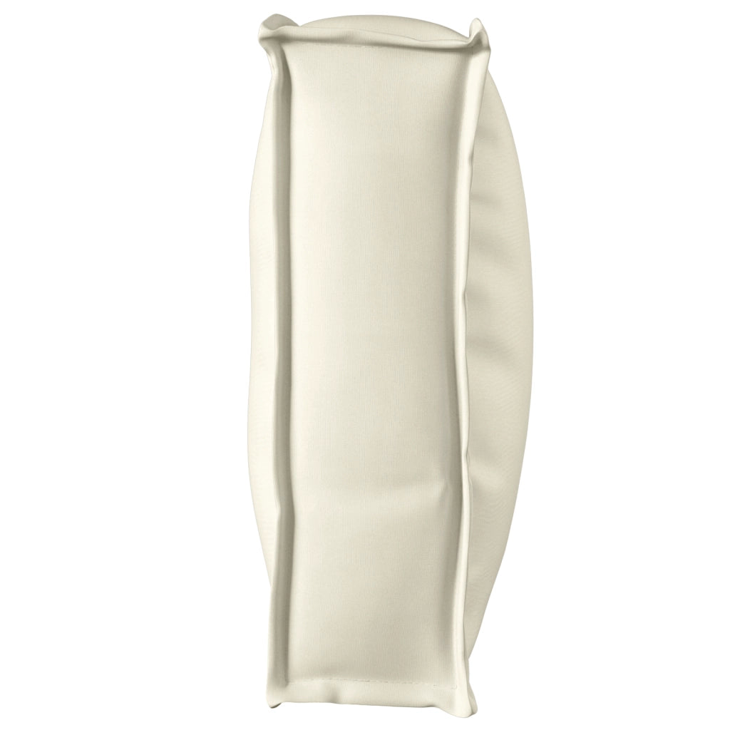 Cuscino pallet per schienale panna 120x40x12 cm tessuto Oxford