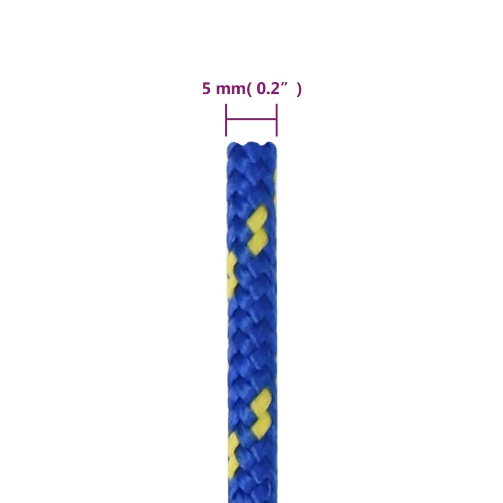 Corda per barca Blu 5 mm 50 m in Polipropilene 152439