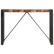 Tavolo Consolle 110x35x76 cm in Legno Massello di Recupero 285946