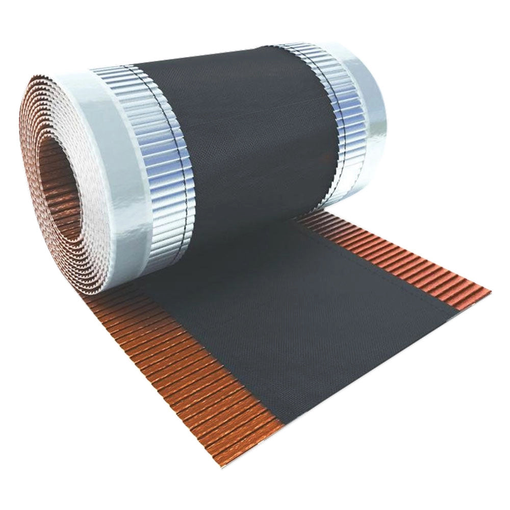 BANDA AUTOADESIVA SOTTOCOLMO 'ONDULAIR ADHESIVE' h. 390 mm x 5 mt. - colore terracotta (RAL8004)  - ONDULINE