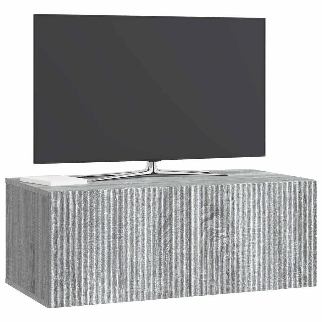 Mobile Porta TV da Muro Grigio Sonoma 78,5 x 41 x 30 cm 898521