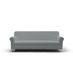 Copridivano Elasticizzato 1 Posto in Poliestere Iris Grigio Chiaro