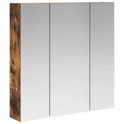 Mobiletto per specchio da Bagno | Armadio da bagno Rovere fum¨¦ 70 x 14,5 x 70 cm
