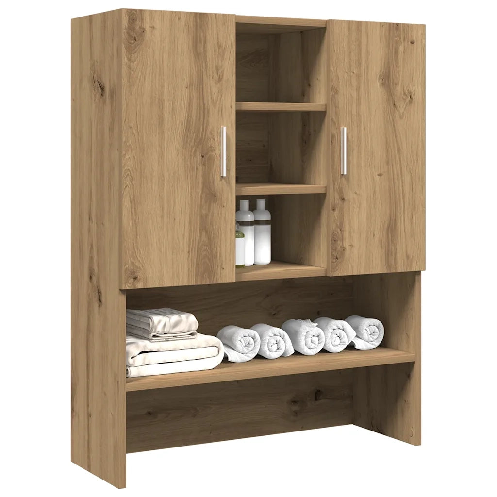 Mobile per Lavatrice Rovere Artigianale 70,5x25,5x90 cm 856638