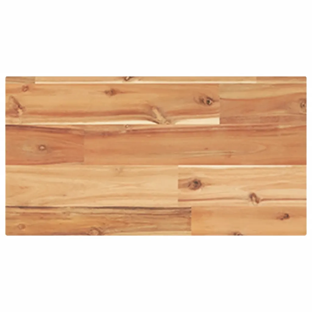 vidaXL Mensole da Parete 2 pz 40x20x2 cm Legno Acacia Rifinito a Olio