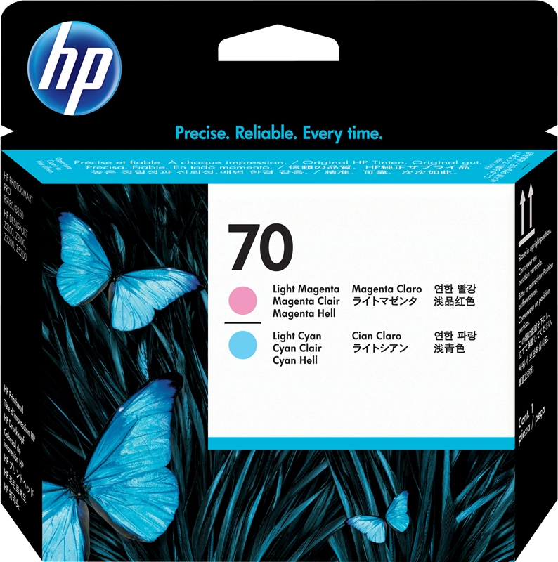 HP Testina di stampa magenta chiaro e ciano chiaro DesignJet 70