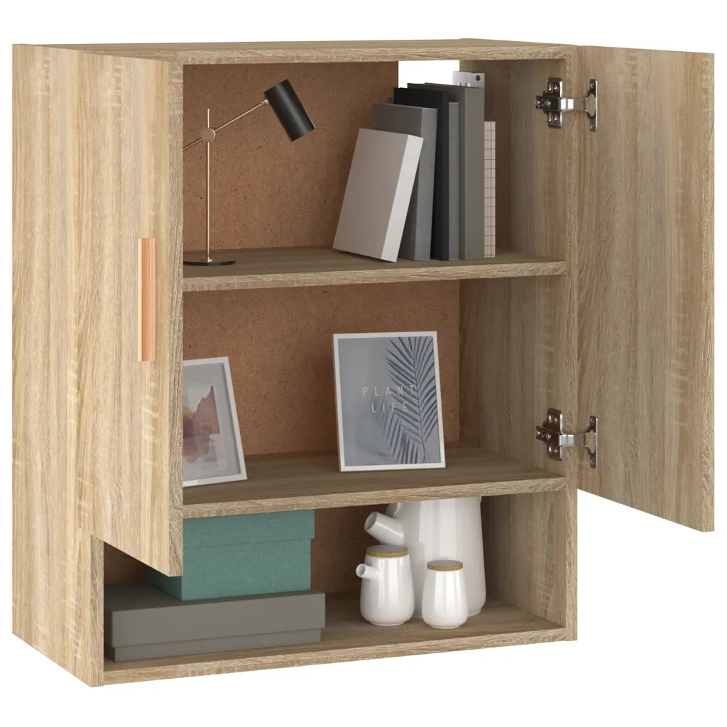 Armadietto a Muro Rovere Sonoma 60x31x70 cm Legno Multistrato 812873
