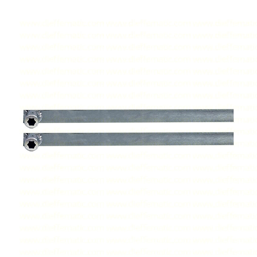 COPPIA BRACCI DRITTI PER 2 MOTORI PORTA BASCULANTE GARAGE BASIC BAZER 755755