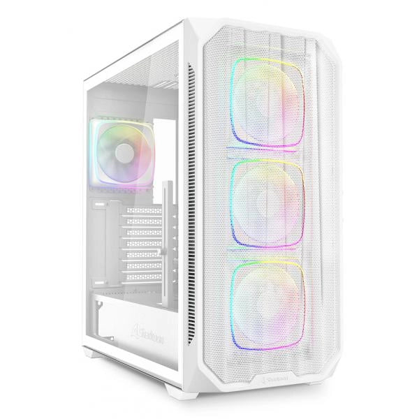 SHARKOON CASE AK5M RGB ATX WHITE