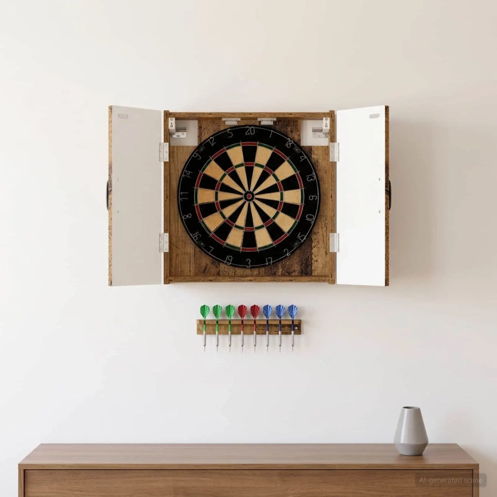 Armadio per Dartboard UTRECHT Legno antico Legno ingegnerizzato 897773