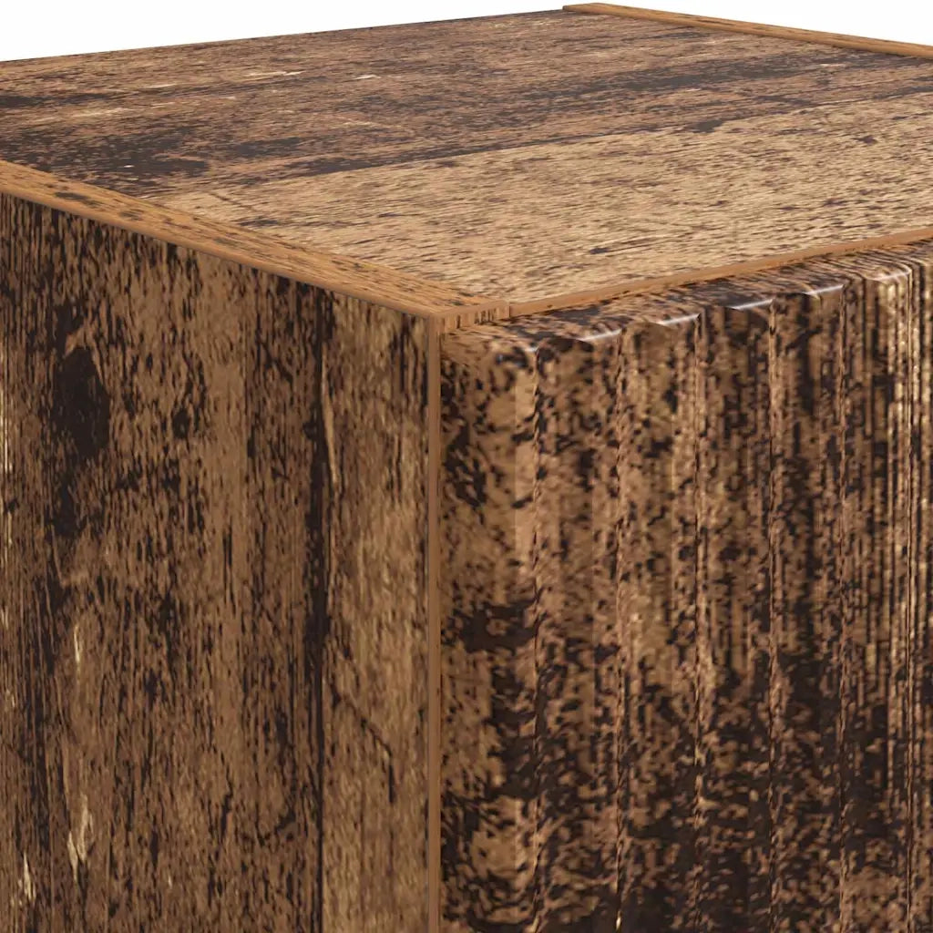 Mobile TV da parete 2 pcs Legno vecchio 30 x 31 x 60 cm 892286