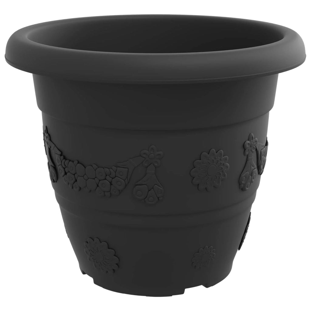 Vasi per Piante 24 pcs Nero Ø 39 x 32 cm Plastica 3403289