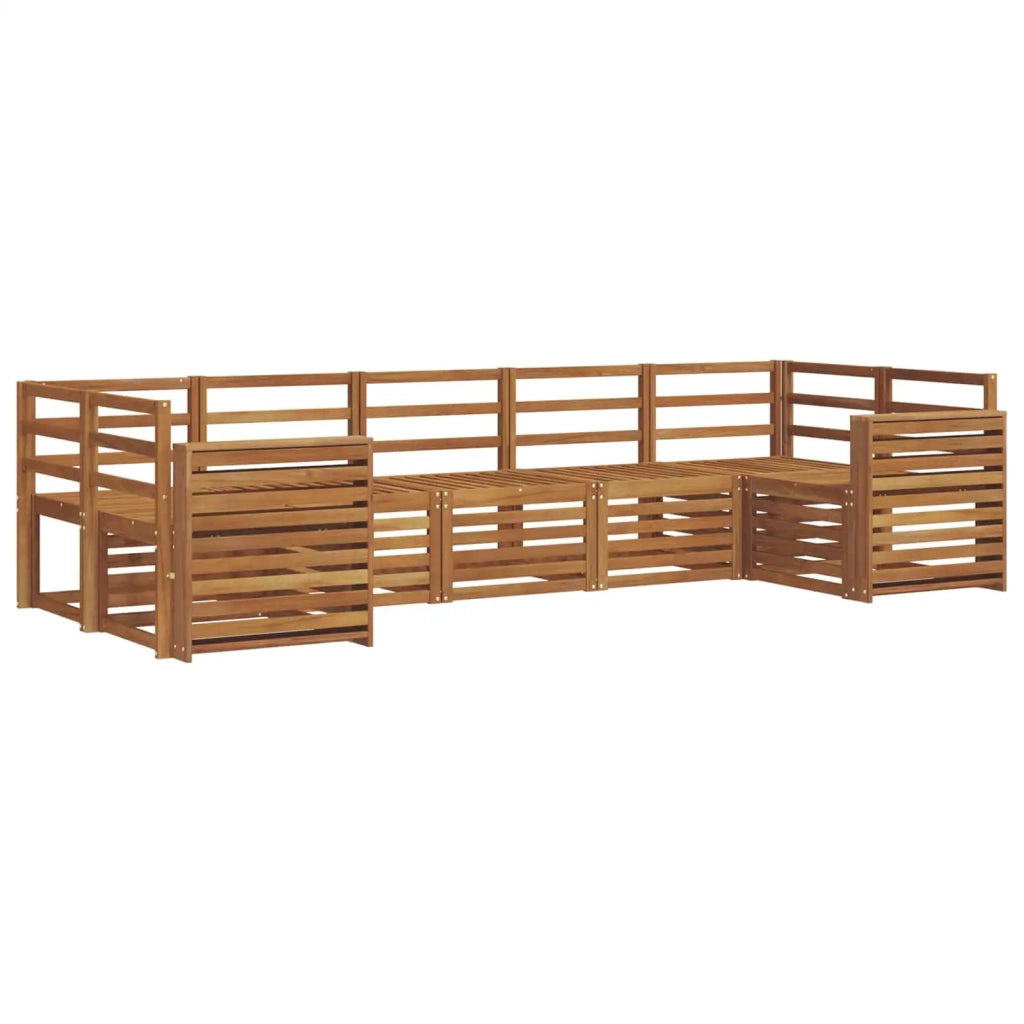 Set divano sezionale 7 pcs Naturale
