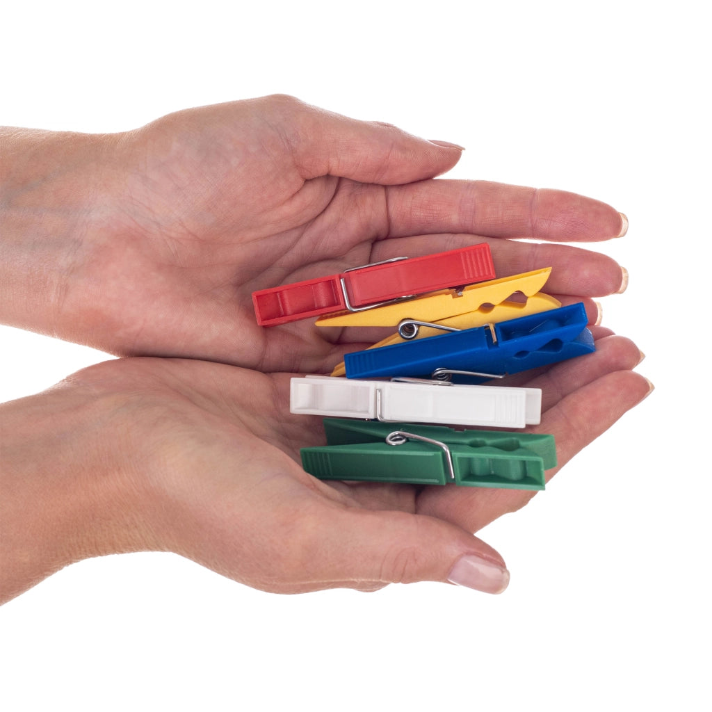 Mollette per bucato KADAX, ferma-panni, colorate, resistenti, 20 pezzi