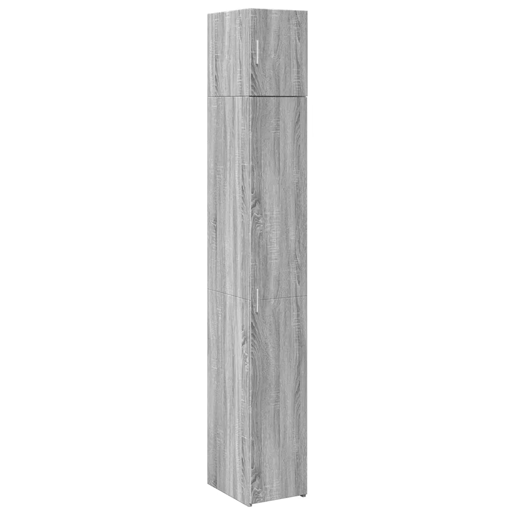 Mobile Sottile Grigio Sonoma 30x42,5x225 cm in Truciolato 3281264