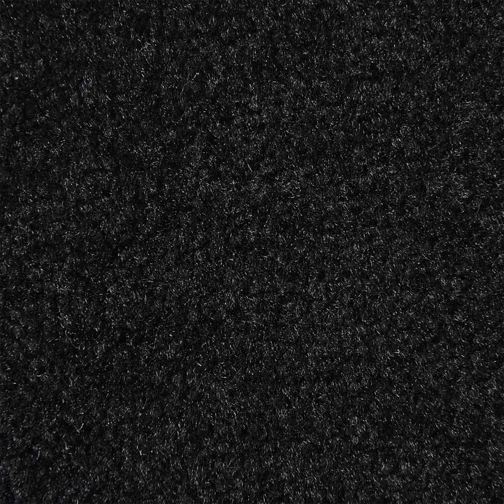 Zerbino antiscivolo flessibile antisporco nero 80 x 120 cm in PP nero 02_0058151