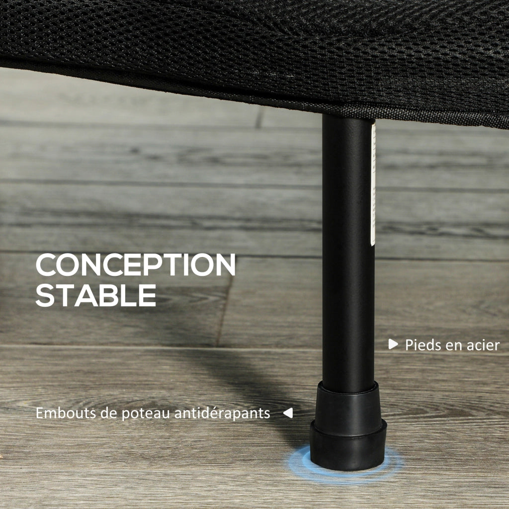Tappeto elastico per fitness ¨C zephmum ¨C rosso, acciaio, ? 102 cm