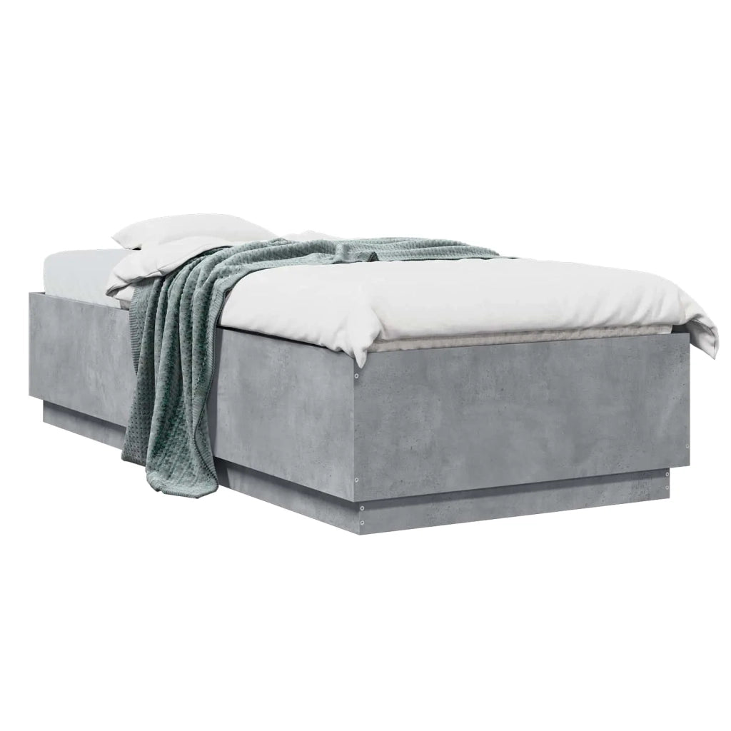 Struttura del letto Grigio Cemento 80 x 200 cm 3429658