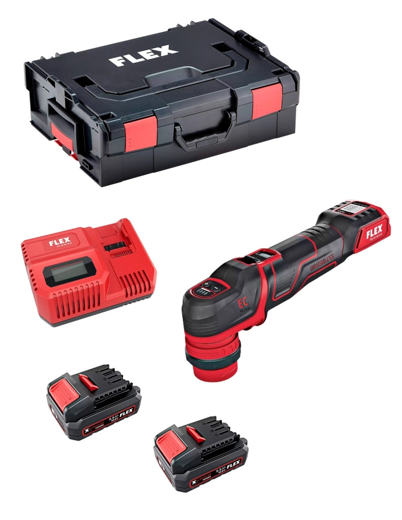 Flex lucidatrice  pxe 80 10.8-ec/2.5 set (2 x 2,5.. 4030293180581