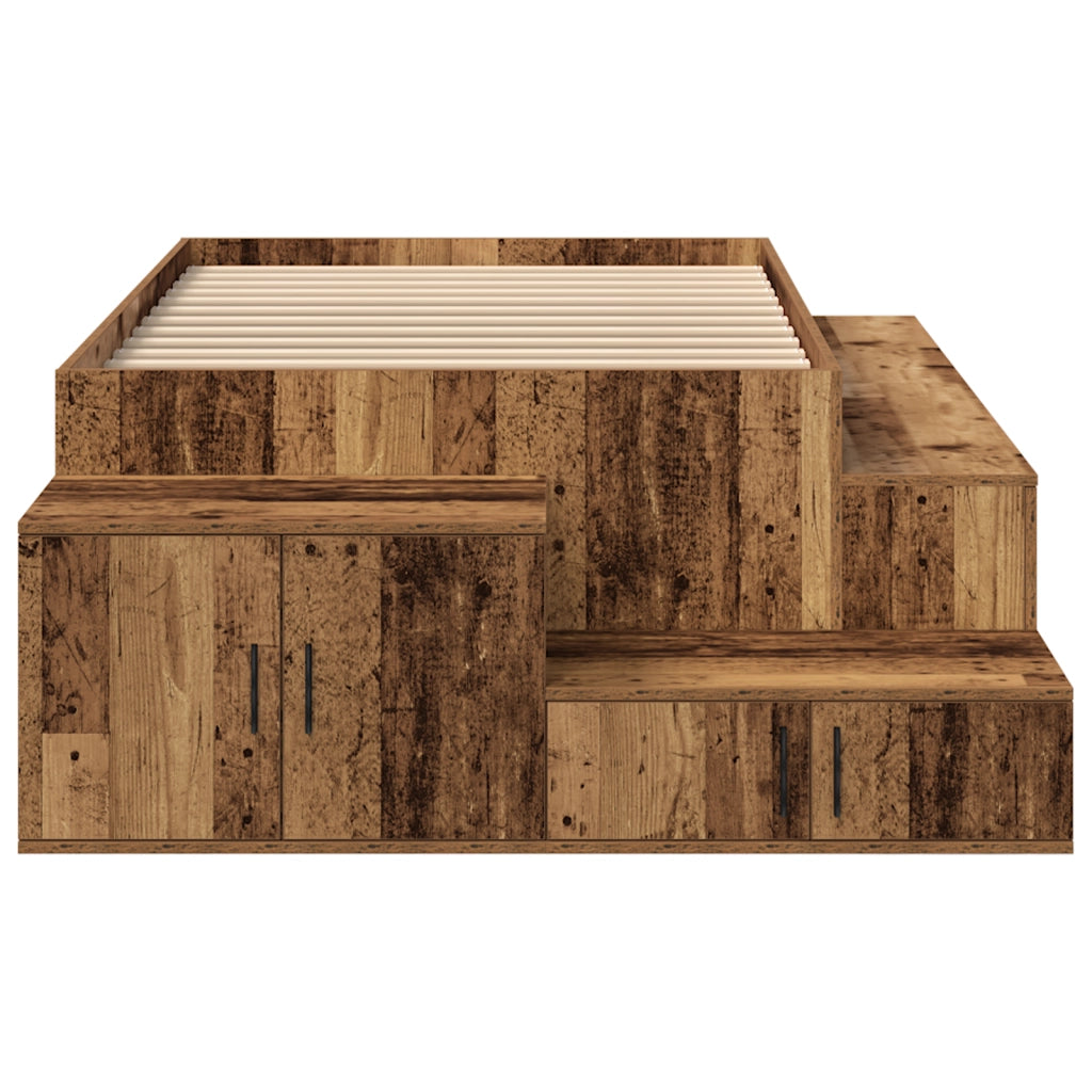 Struttura Letto da Riporre in Legno Vecchio 80x200 cm