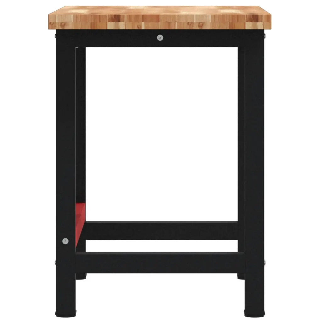 Banco da Lavoro 100x60x83 cm Legno Massello Acacia Rettangolare