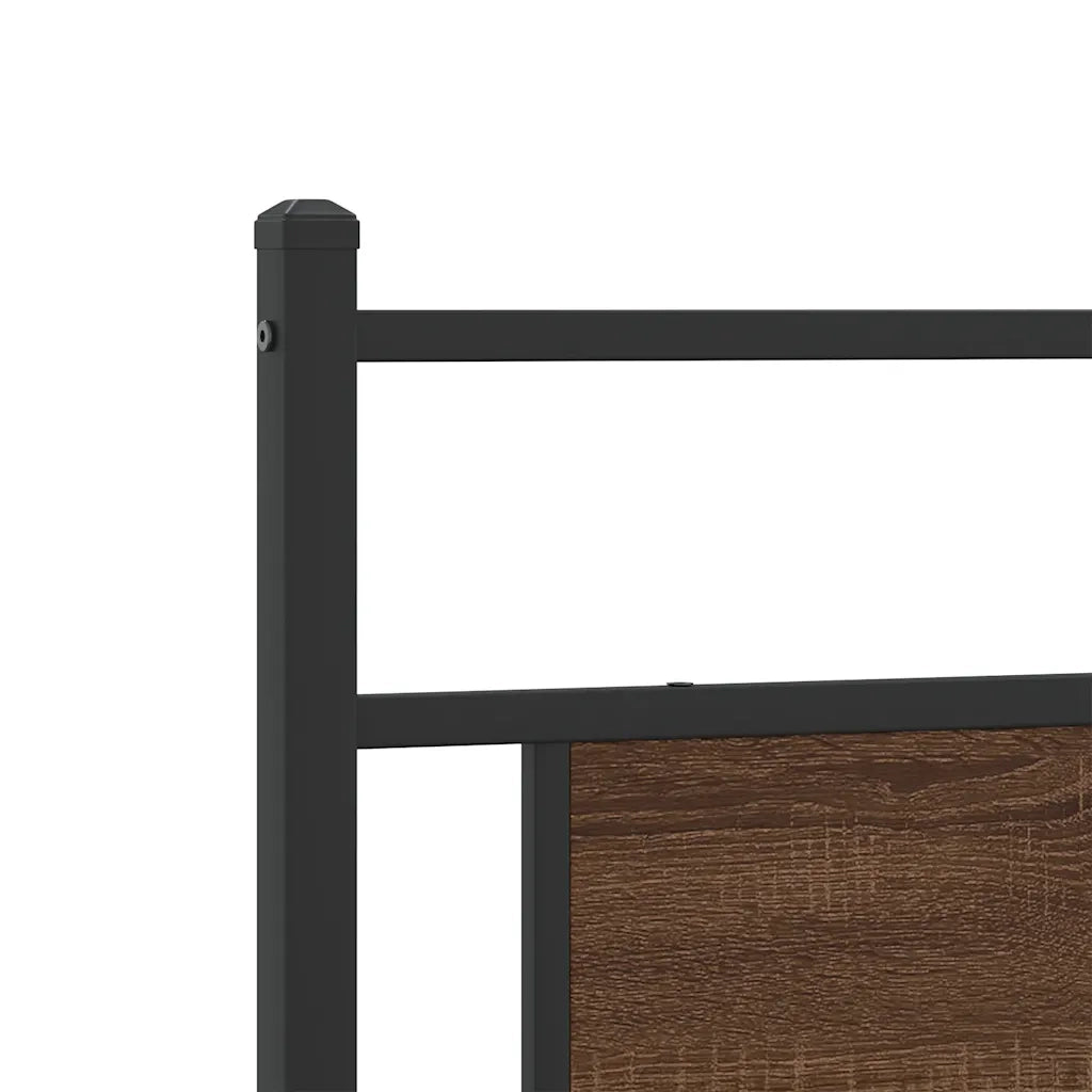 Giroletto senza Materasso Rovere Marrone 100x200 cm Truciolato 4106836