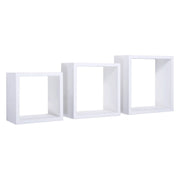 Tris Mensole Incubo Bianco 35x35, 30x30, 25x25 cm - Sanitec