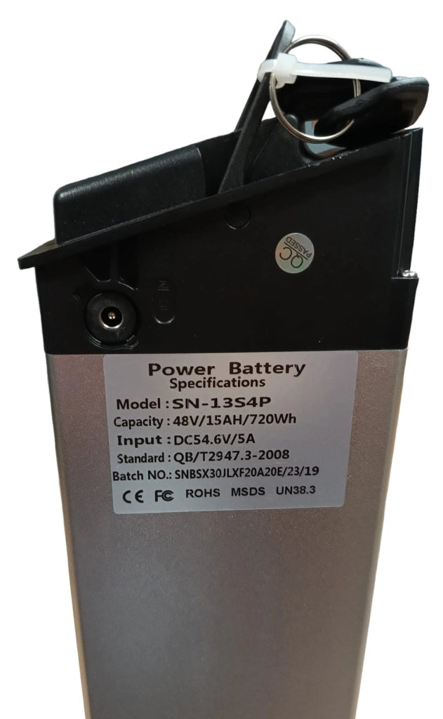 BATTERIA AL LITIO 48V- 15AH ENGUIE CON CELLE TESLA 720wh