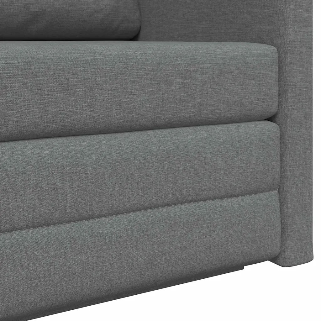 Divano letto 110cm Grigio scuro Tessuto 4106692