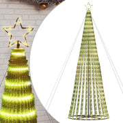 Albero di Natale | Decorazioni natalizie a LED 1028 LED Bianco Caldo 403 cm