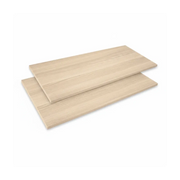 Calandrelli Coppia Ripiani Armadio 86,4x50 cm Rovere 18 mm