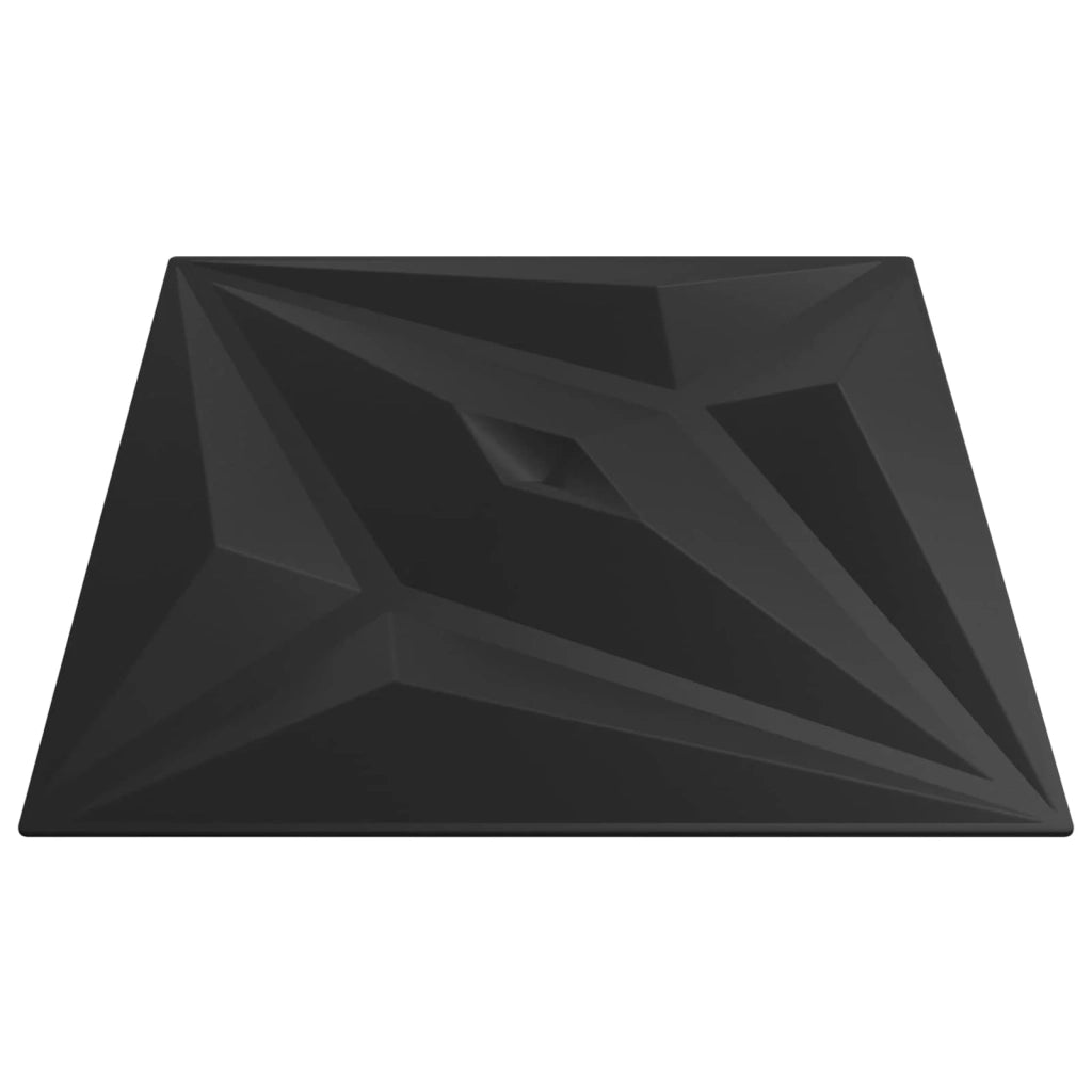 Pannelli da parete 48 pz 50 x 50 cm Stella Nera Schiuma XPS 42046043