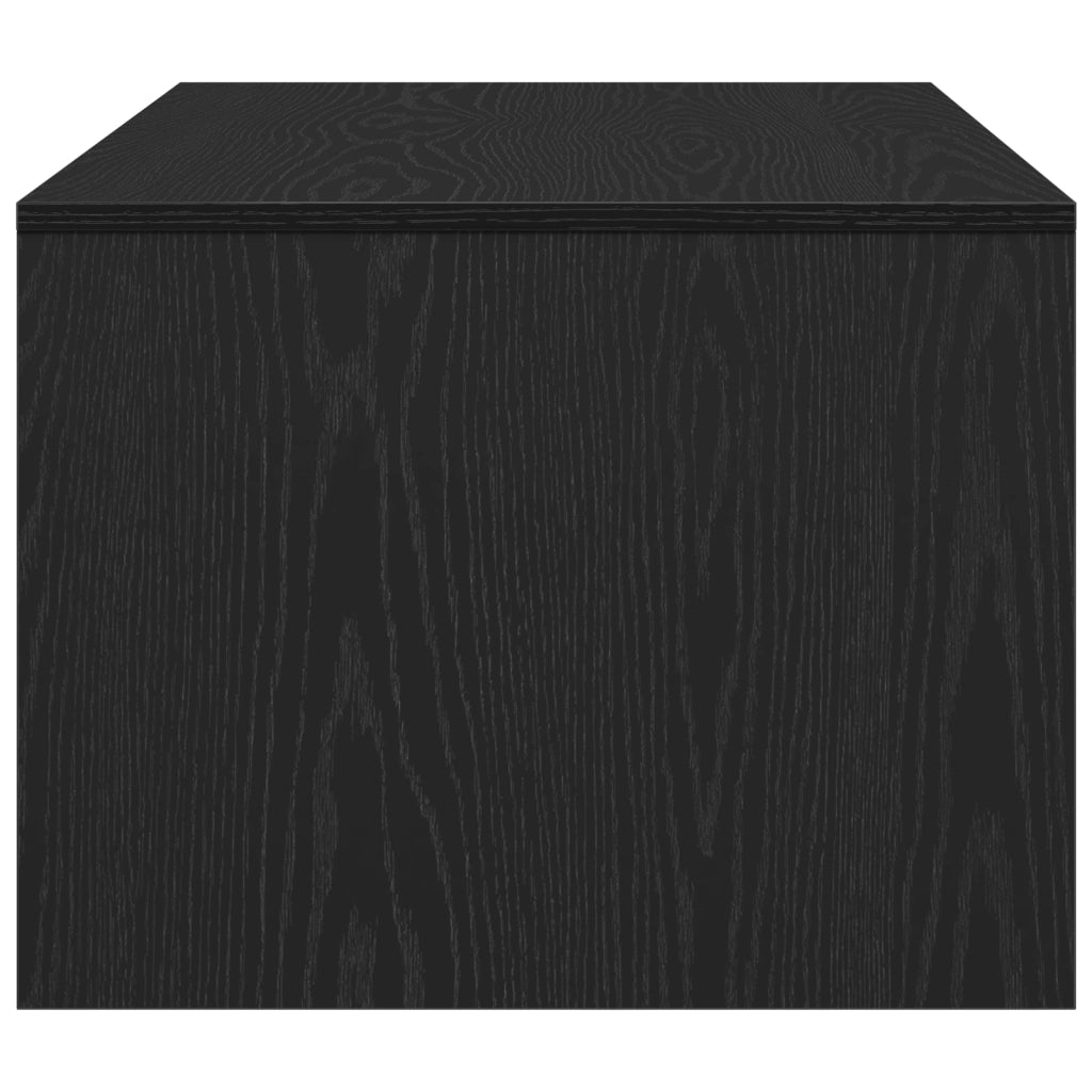 Tavolino da caffÃ¨ in rovere nero 102x55x43,5 cm realizzato in legno ingegnerizzato