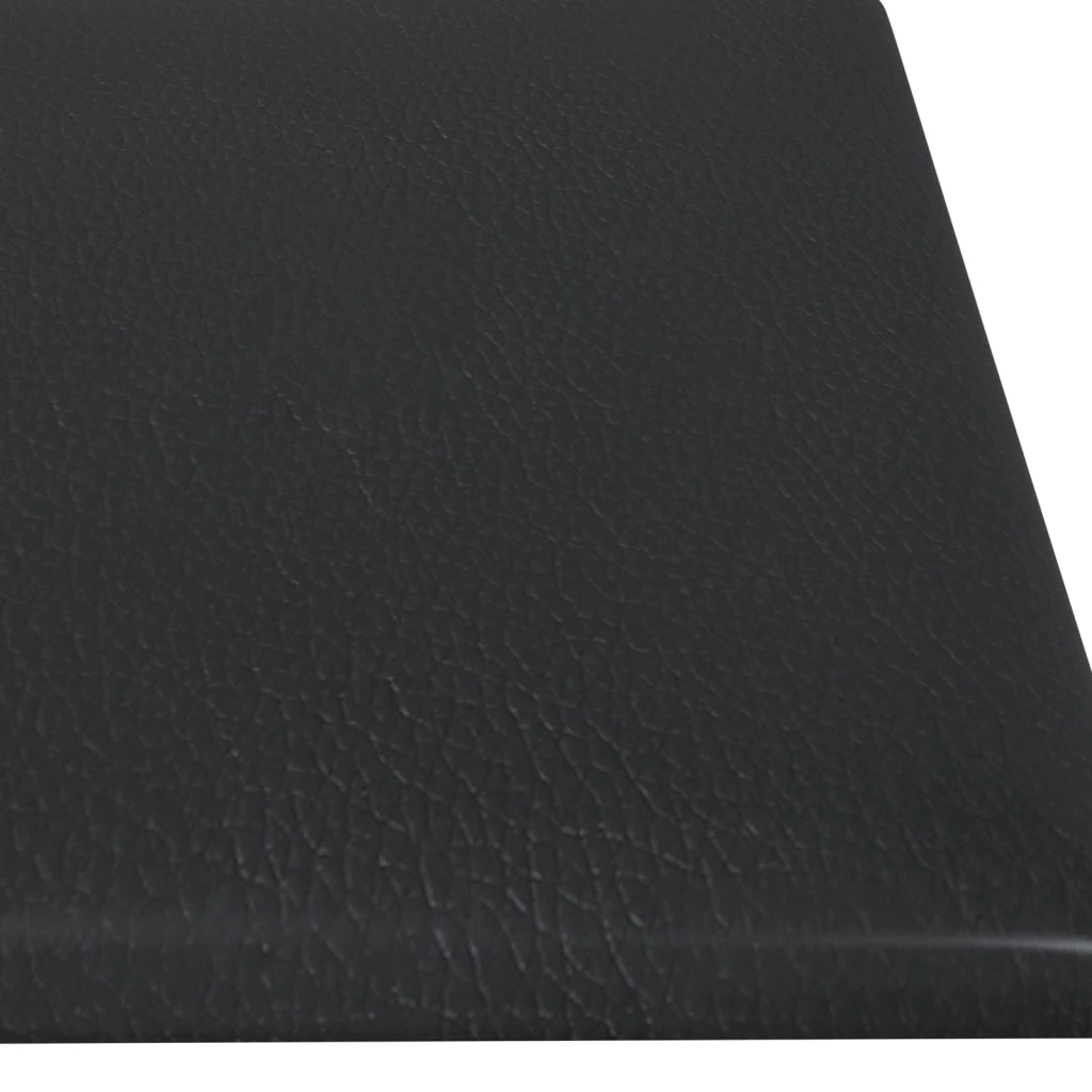 Testiera | Testata da Parete 12 pcs Nero 60 x 15 cm Tessuto