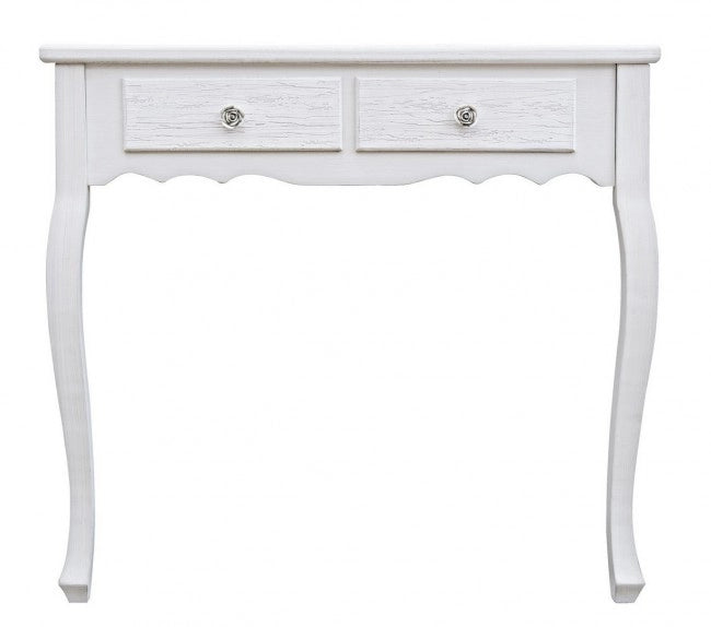 Consolle Legno Bianco Rustico da Interno - BLAINE