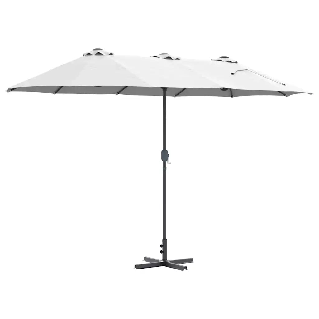 Ombrello da giardino-Ombrellone da spiaggia Sabbia 370 x 197 x 239 cm