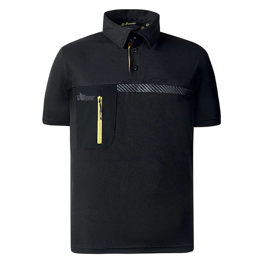Polo termoregolatrice nera taglia L