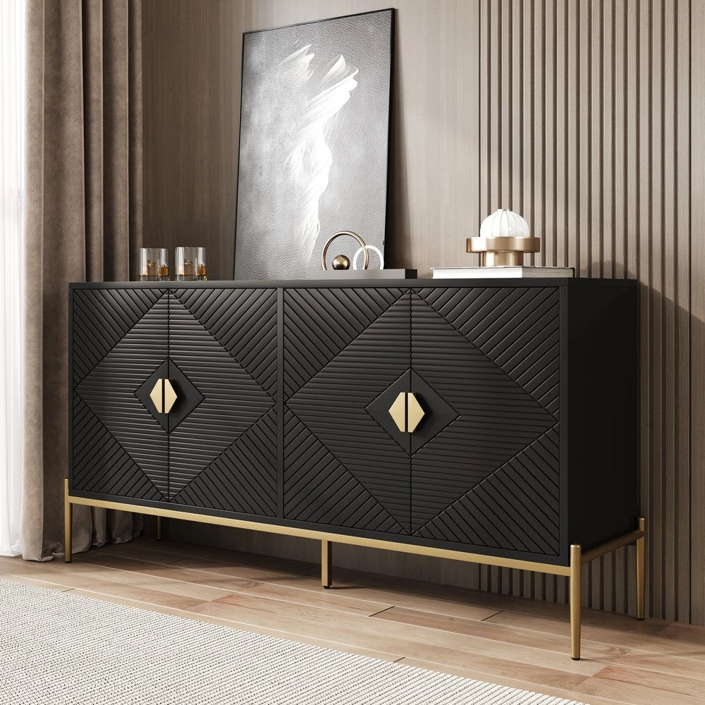 Cassettiera ¨C MINIMAL ¨C Legno, Bianco, 162x80x40 cm