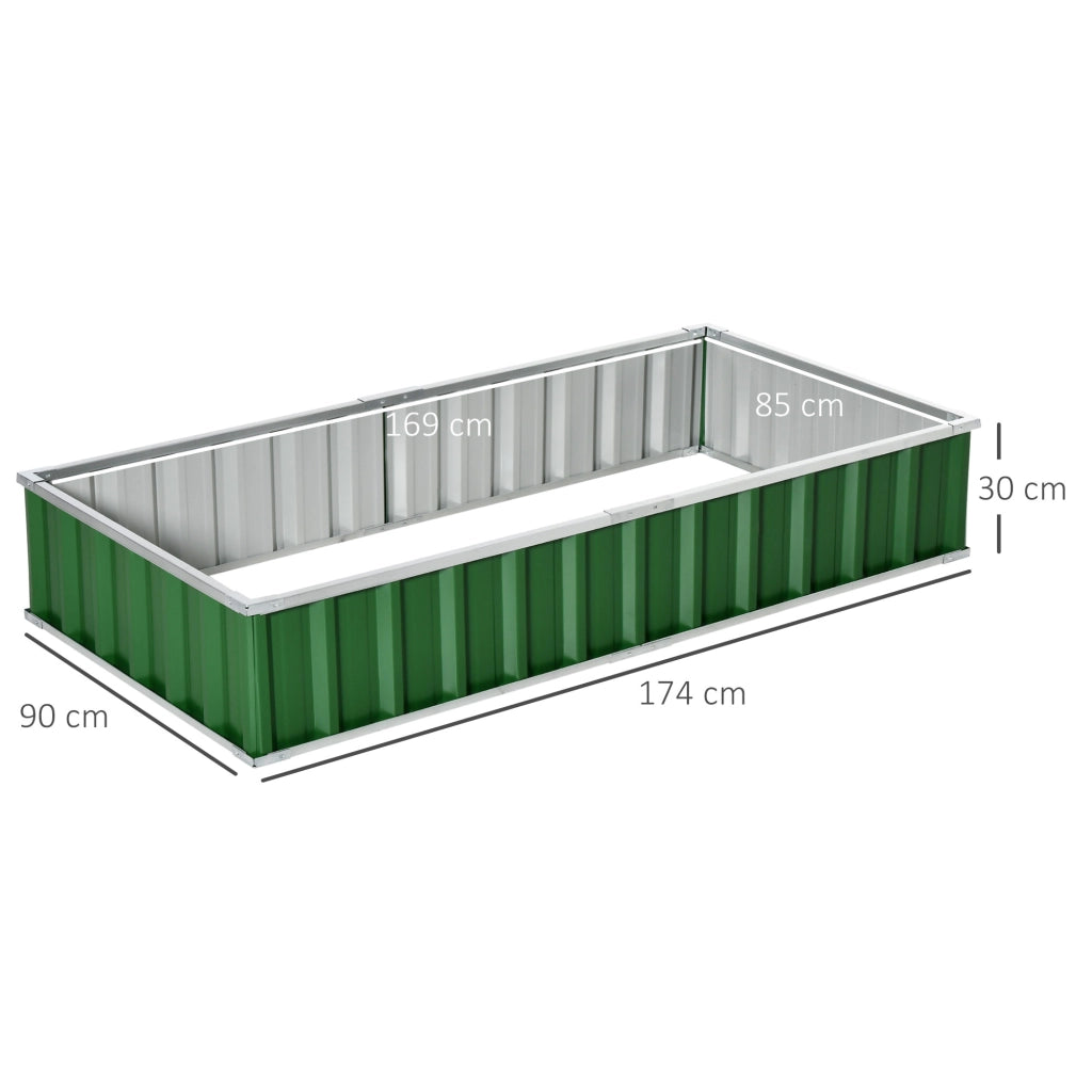 Tavolo da orto modulare ¨C zephmum ¨C verde 174x90x30 cm