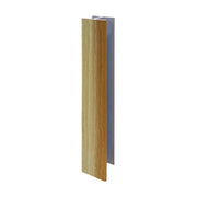 Giunzione lineare per zoccolo in PVC H 15 cm. faggio