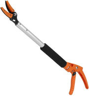Scegli Solid - Raccoglitore di Frutta Leggero - Tegola con Manico Rotante a 90 Gradi - Rasoio per Alberi Altissimi - Manico Ergonomico - Blocco di Sicurezza - Lama di Acciaio Resistente in Alluminio Lunga